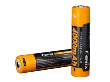 Fenix 18650 4000 mAh USB-C tölthető akkumulátor (Li-Ion)