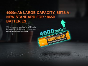 Tölthető akkumulátor Fenix 18650 4000 mAh (Li-Ion)