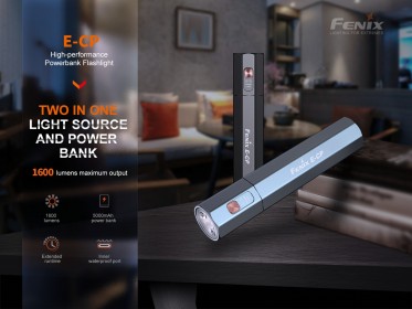 Fenix E-CP lámpa powerbankkal