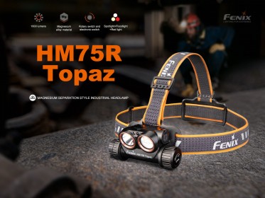 Fenix HM75R Topaz tölthető fejlámpa