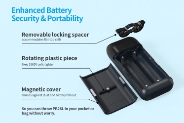 PB2SL gyors USB töltő Li-ion akkumulátorokhoz