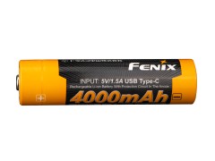 Fenix 18650 4000 mAh USB-C tölthető akkumulátor (Li-Ion)